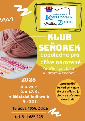 Klub seňorek květen, červen
