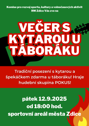 Tradiční posezení u táboráku