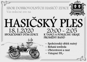 Hasičský ples 1
