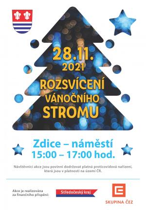 Advent 2021 s rozsvícením vánočního stromu 1