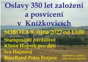 Oslavy 350 let Knížkovic 1